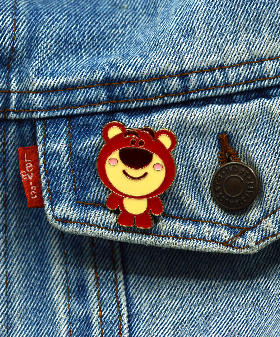 Pin - Big-headed Teddy Bear