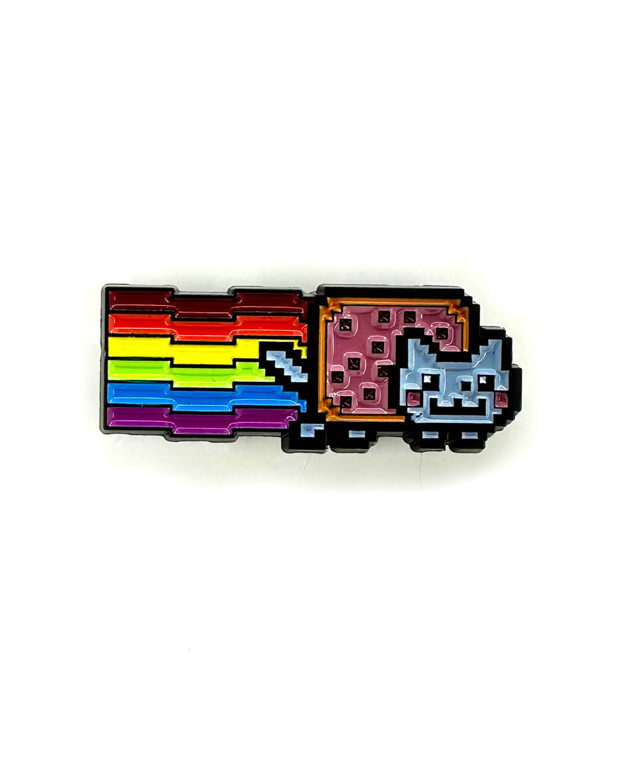Kitűző - Rainbow Cat