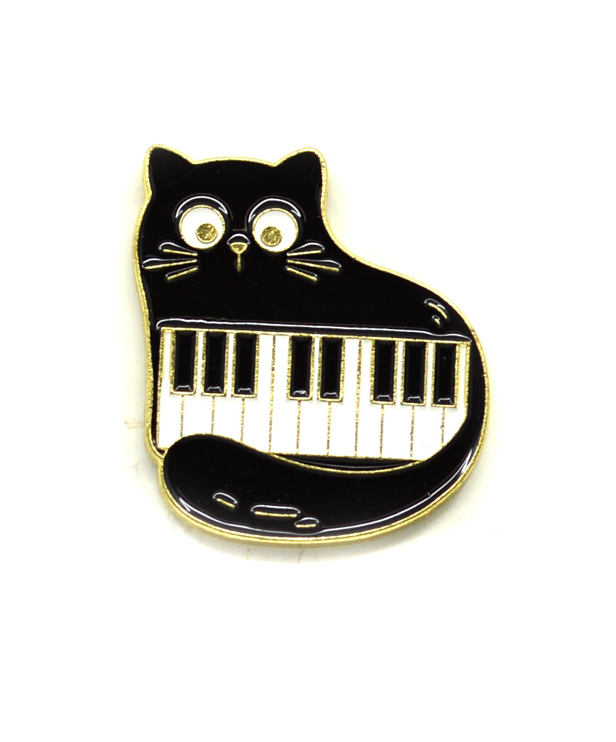 Pin - Pianist Cat