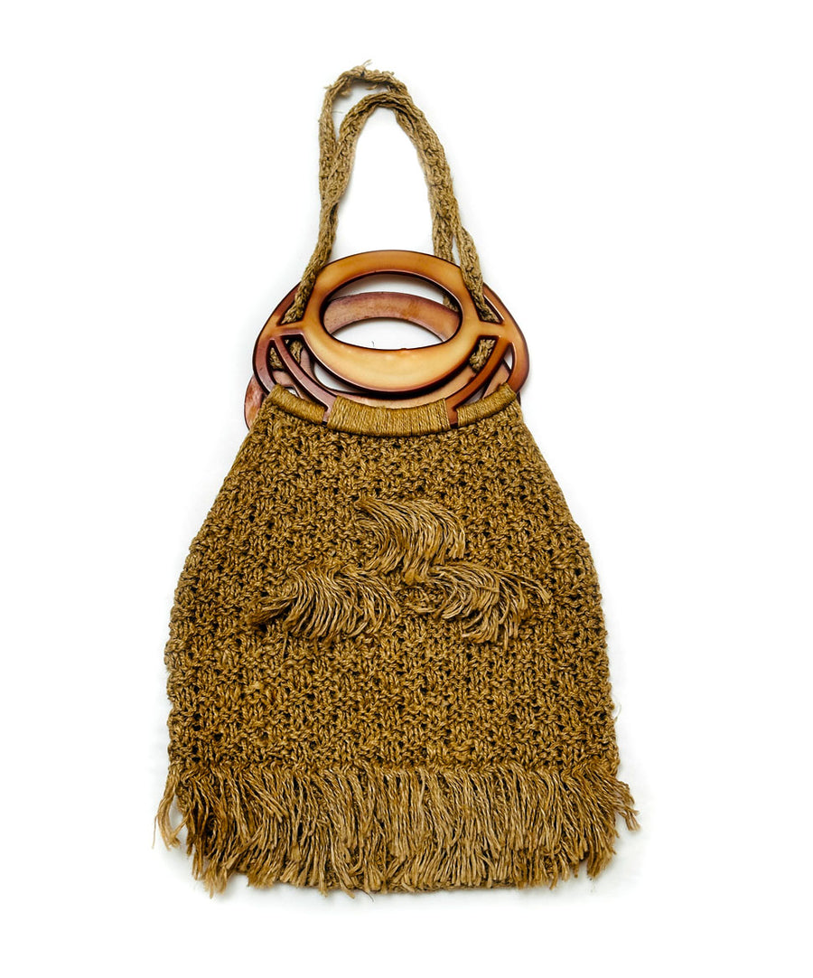 Vintage bag - Knitted Hemp