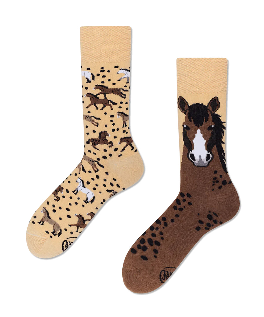 Many Mornings Socks - Wild Horse