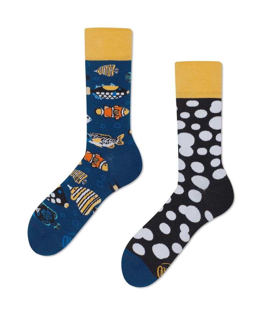 Many Mornings Socks - Tropical Fish