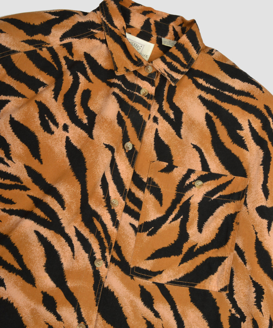 Vintage blouse - Tiger print