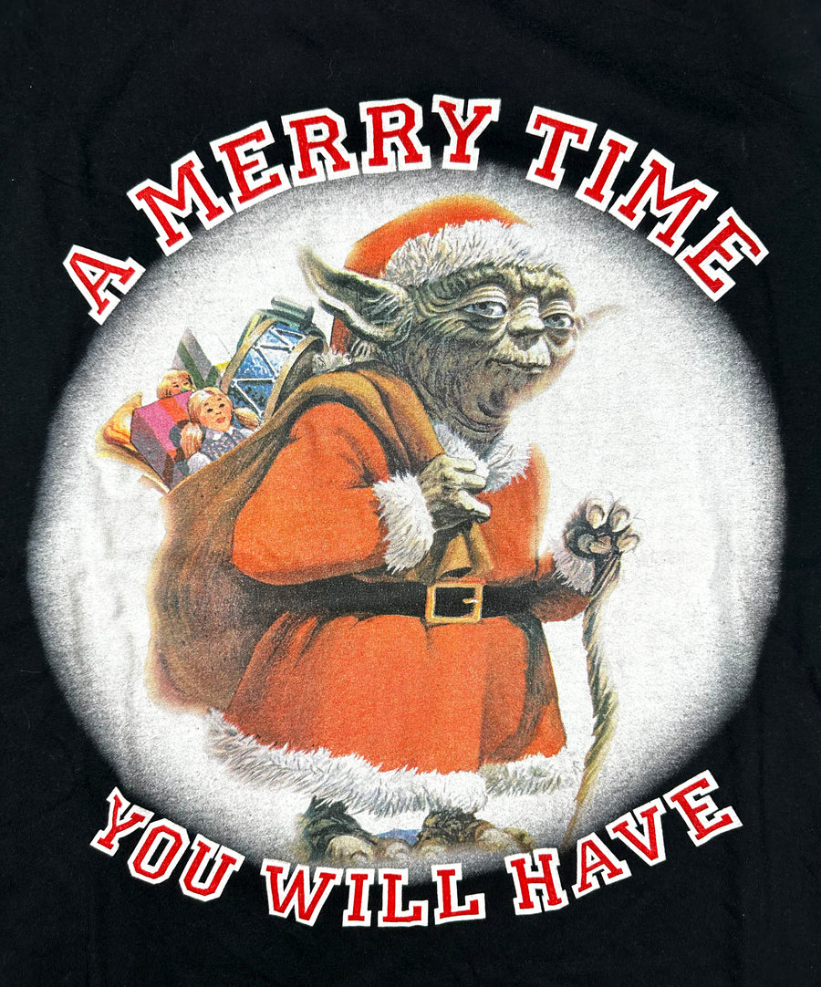 Vintage karácsonyi póló - Yoda I