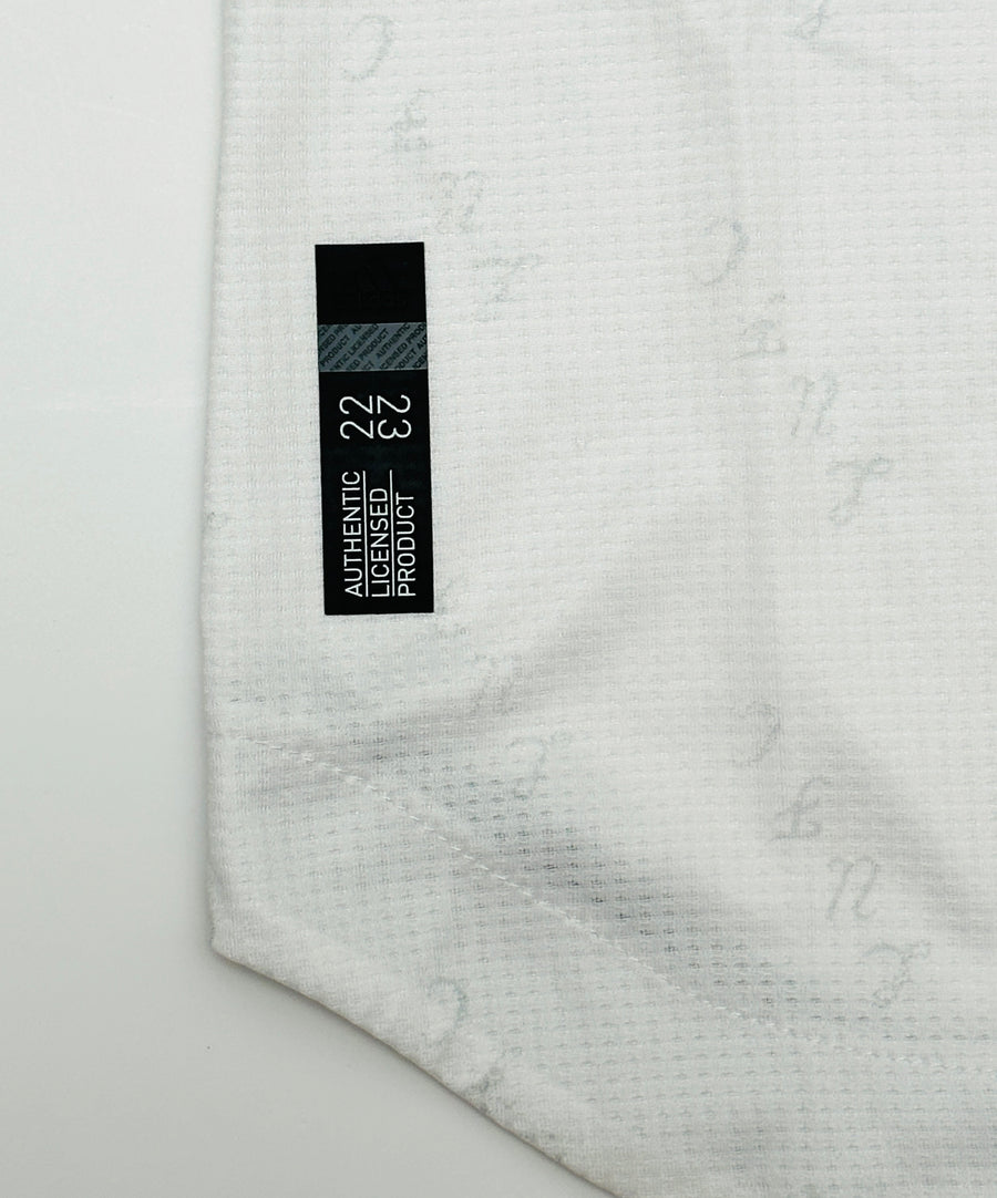 Vintage, Adidas LUFC sportmez. Fehér színben, M-es méretben.