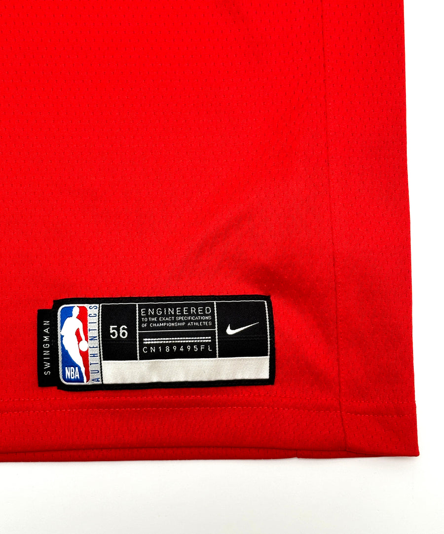 Vintage Chicago Bulls NBA sportmez. Trikó fazonú piros színű, XXL-es méretben.