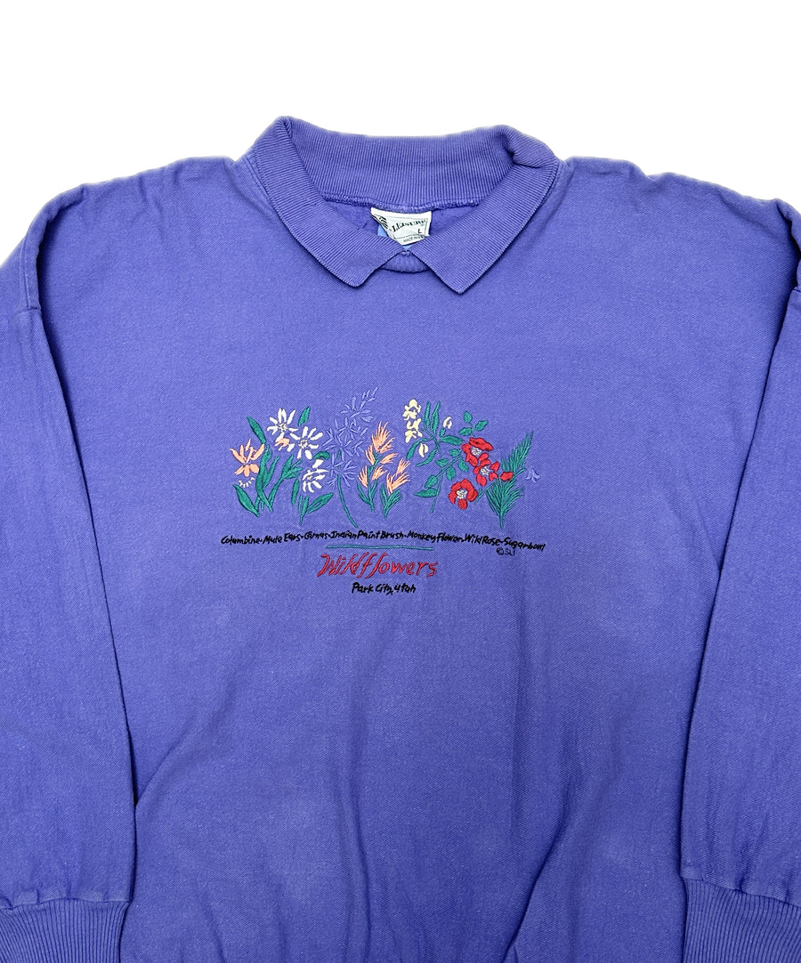 Vintage pulóver - Wild flowers