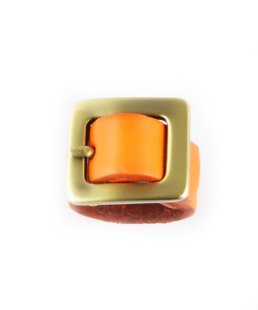 Bőrgyűrű - Narancs