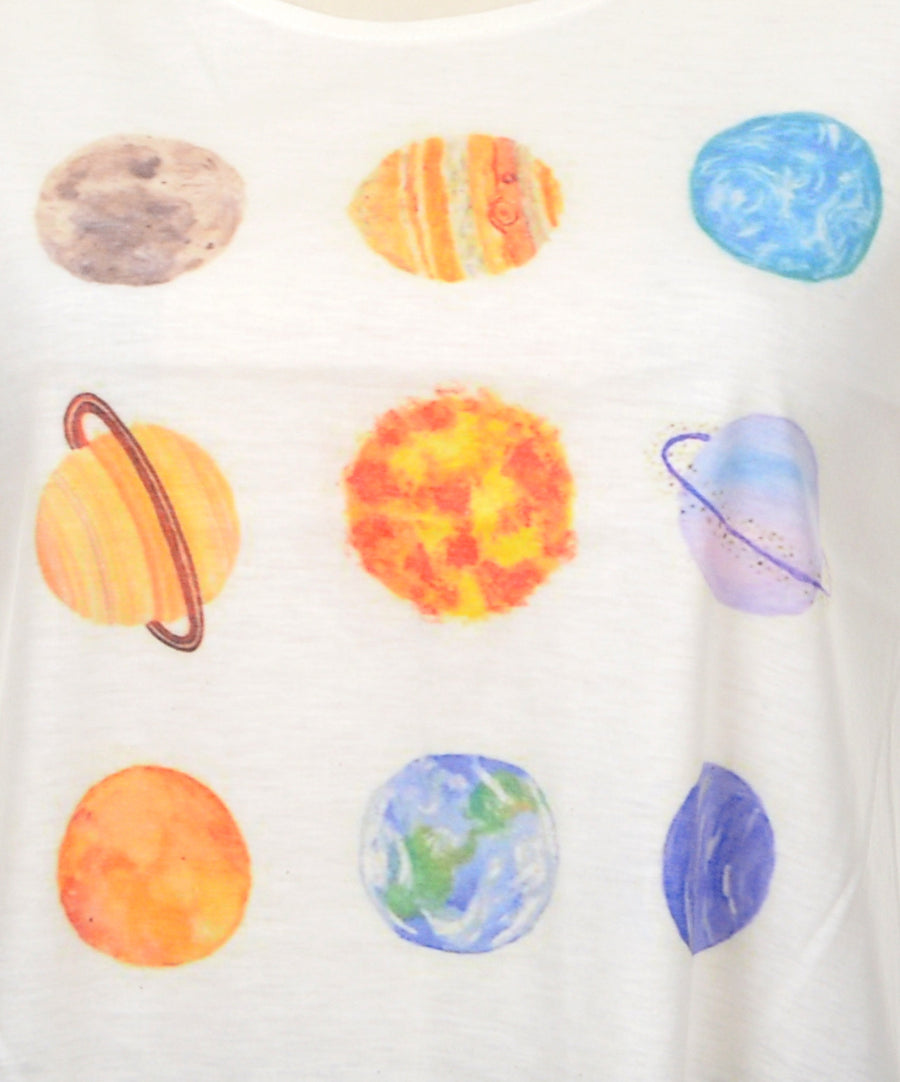 Casual top - Solar system