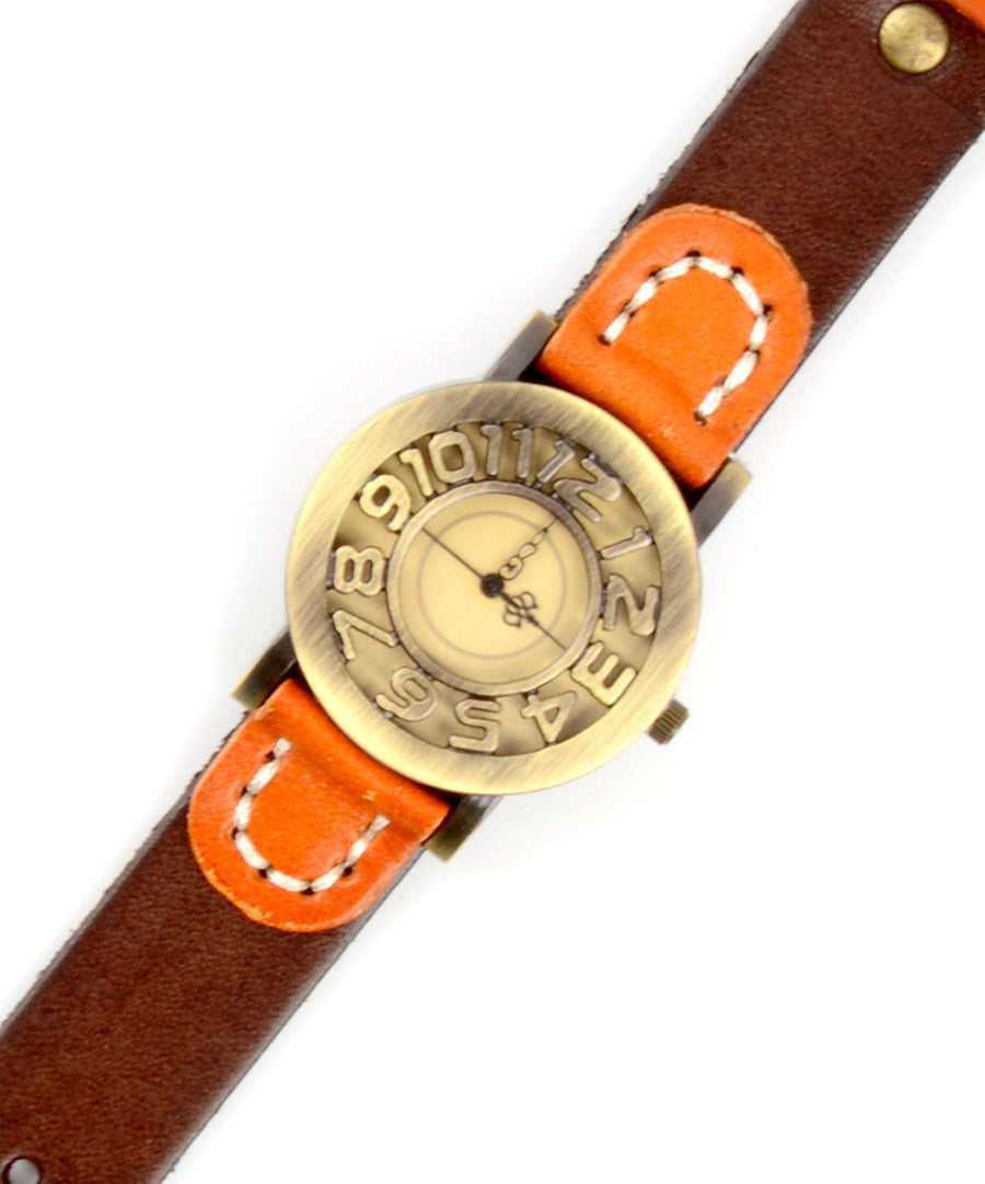 Brass watch - Brown