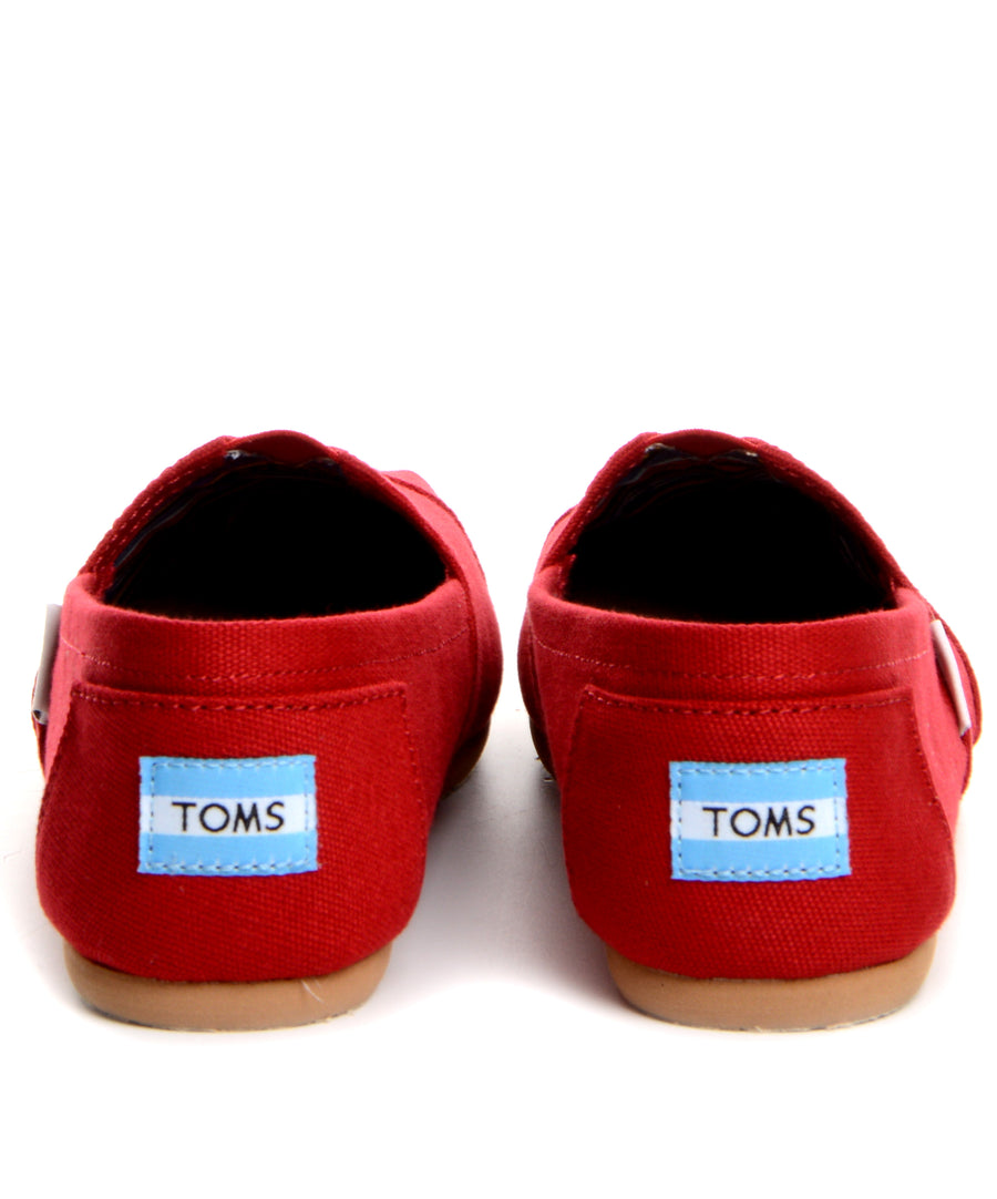 Espadrilles fazonú TOMS vászoncipő.