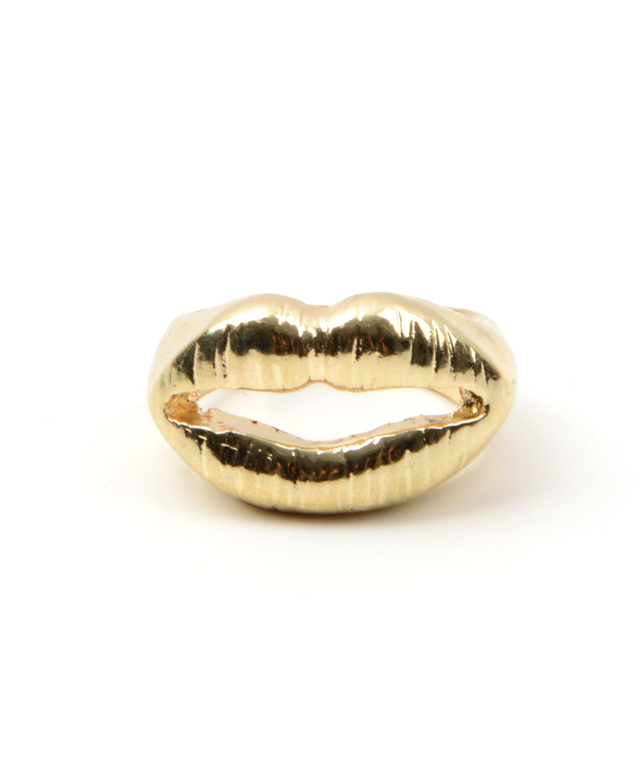Aranyszínű bizsu gyűrű