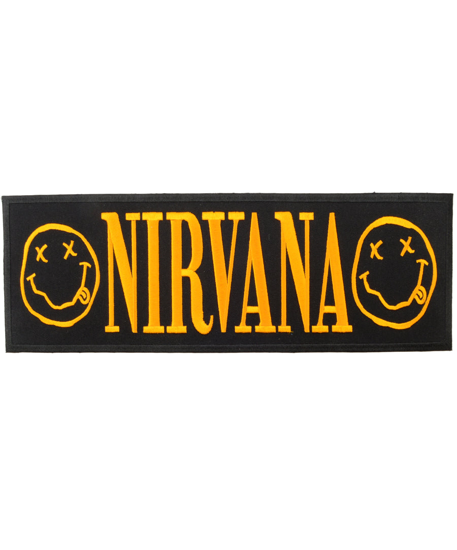 Nirvana mintás hátfelvarró