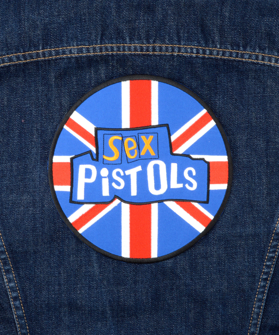 Sex Pistols mintás hátfelvarró