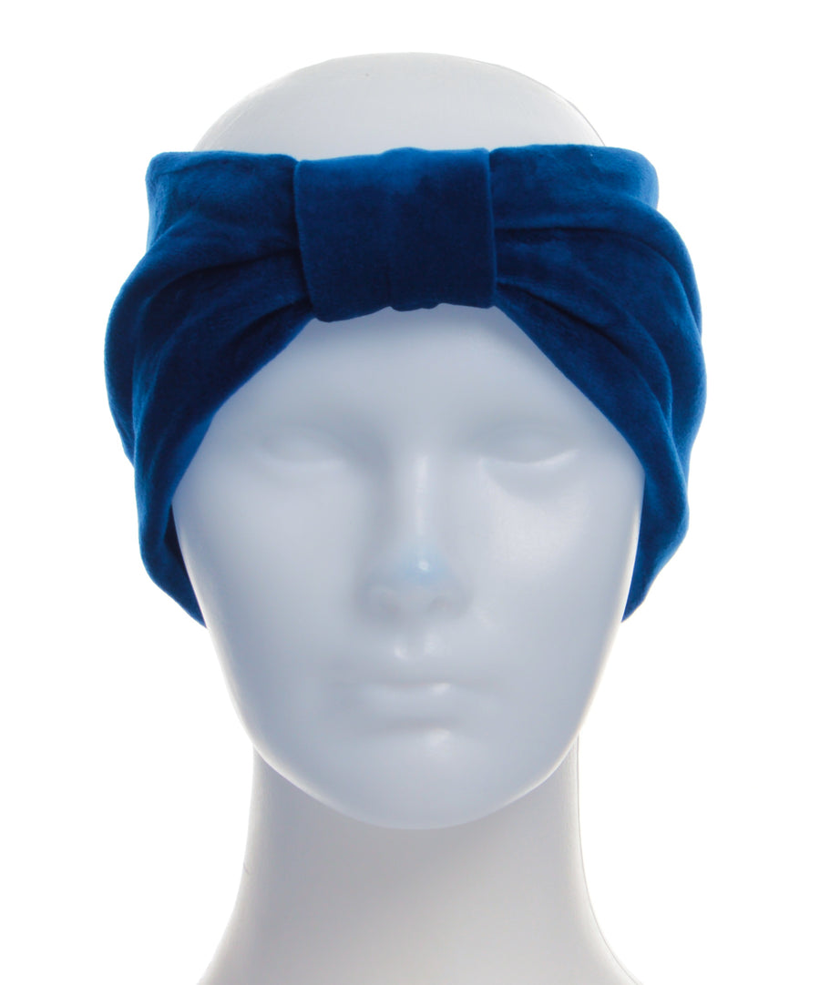 Velvet Headband - Royal blue