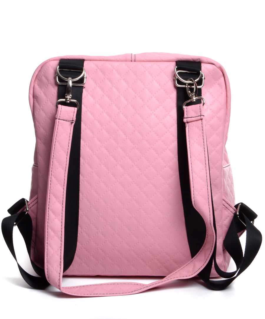 Square backpack - Pink II