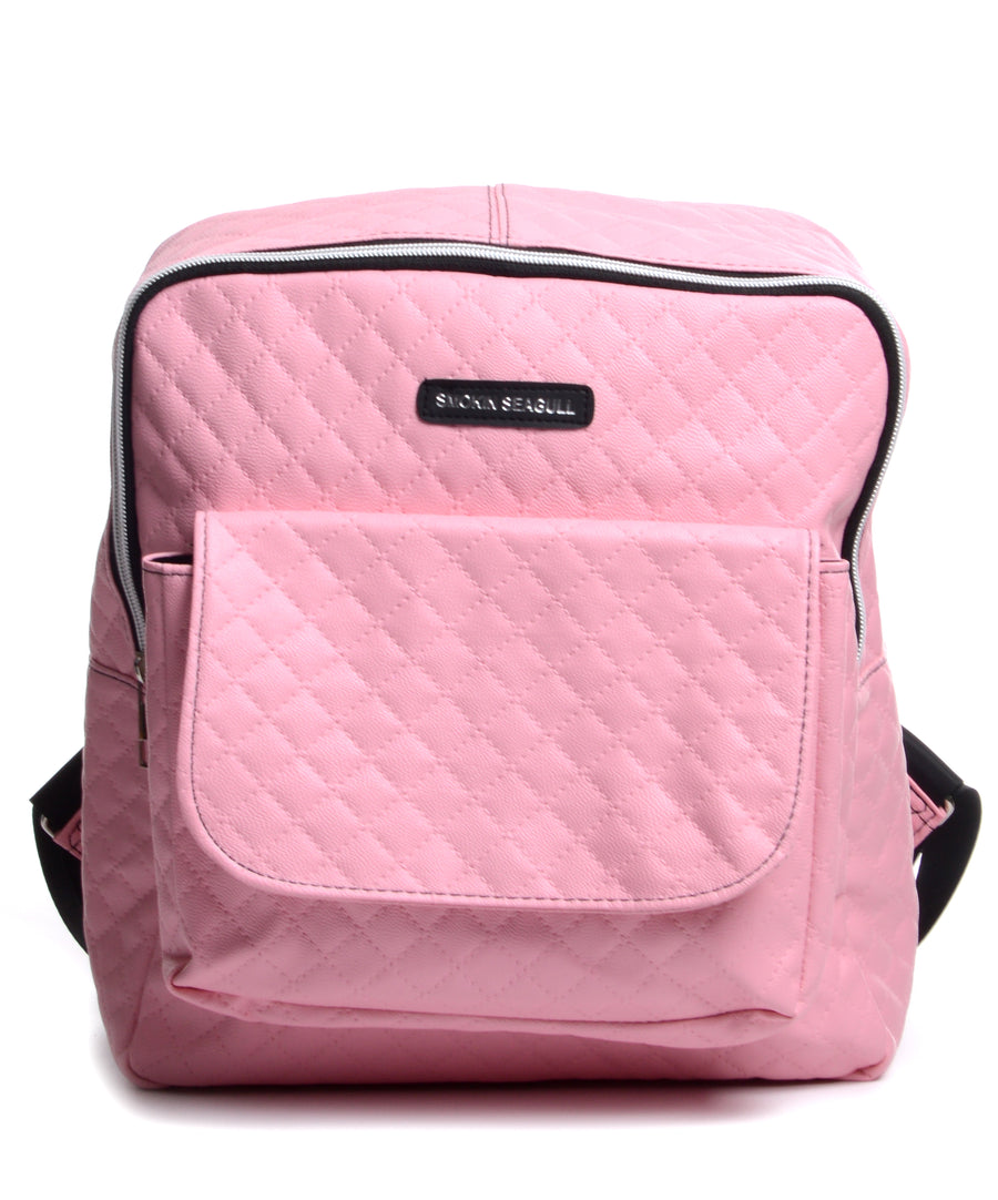 Square backpack - Pink II