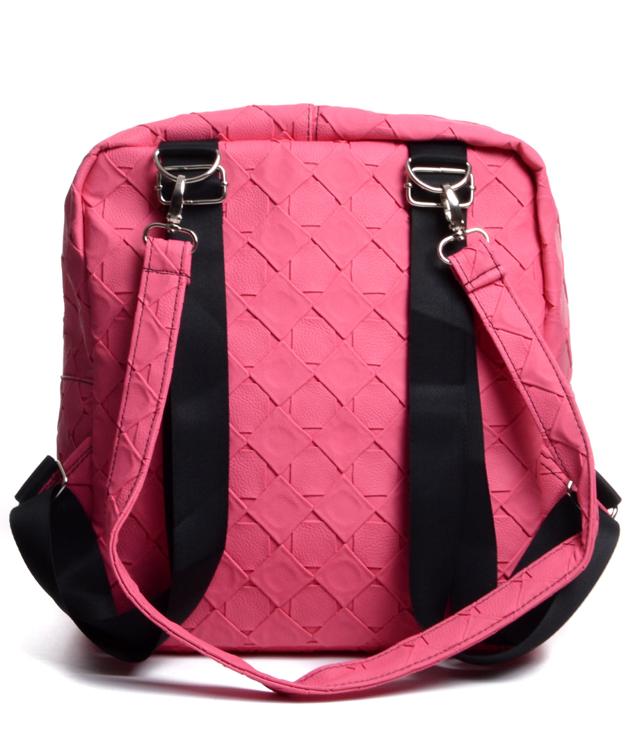 Square backpack - Pink III