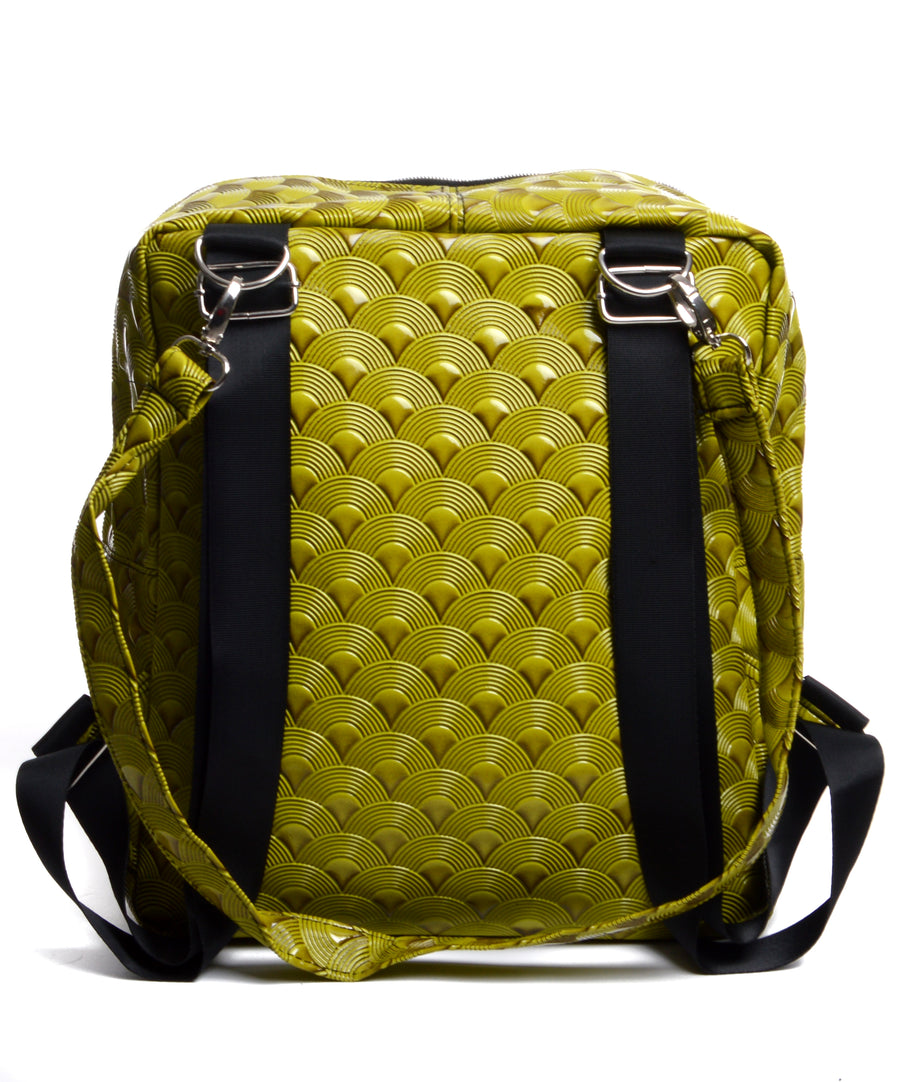 Square backpack - Green I