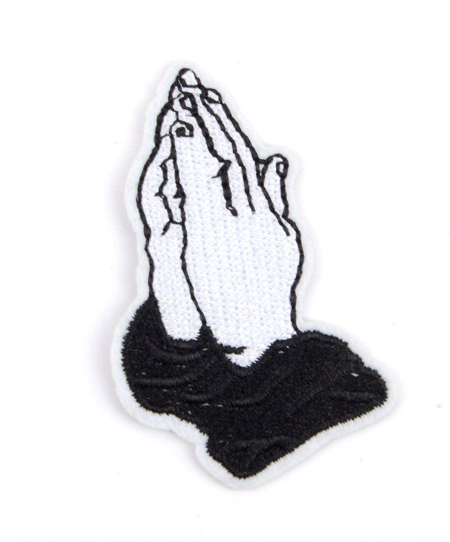 Imádkozó kezek alakú felvarró