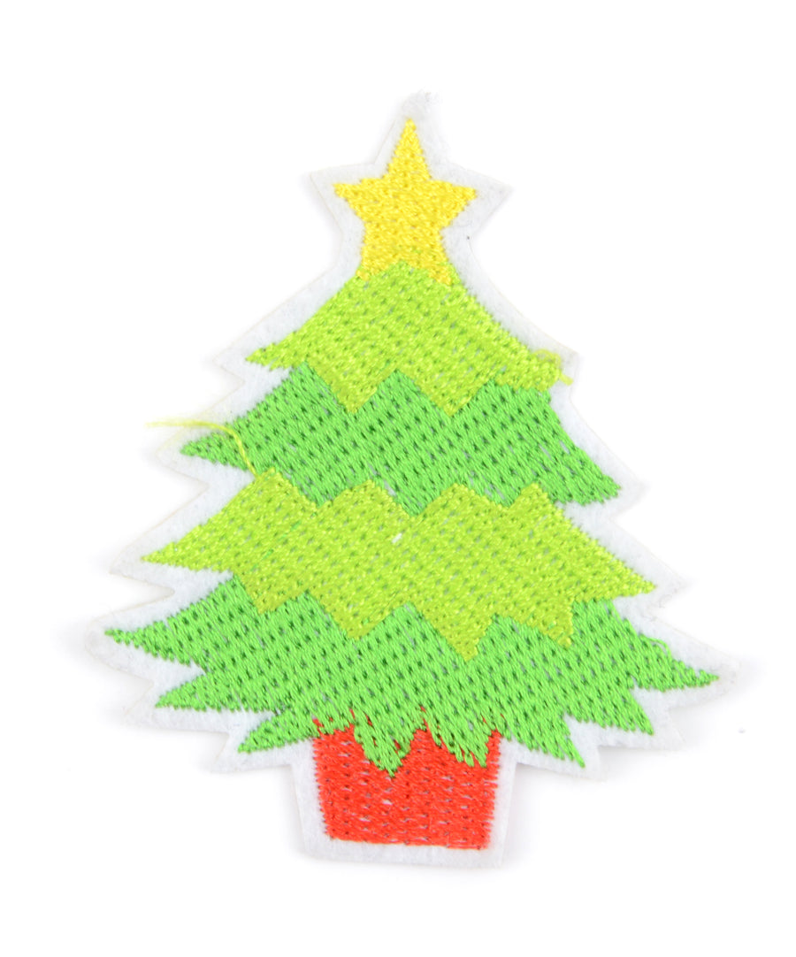 Karácsonyfa alakú felvarró