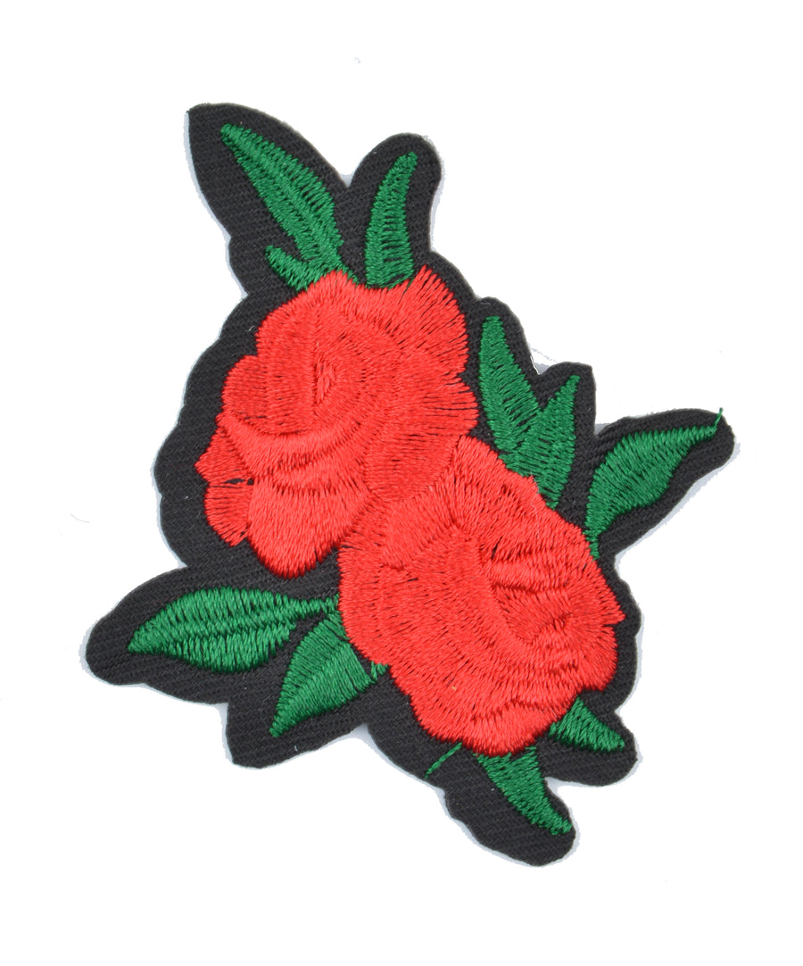Felvarró - Dupla piros rózsa