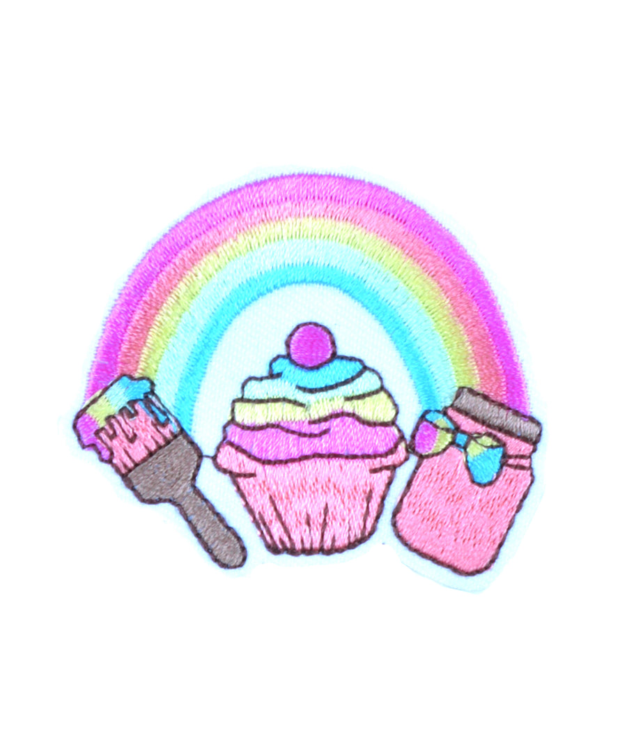 Patch - Rainbow muffin