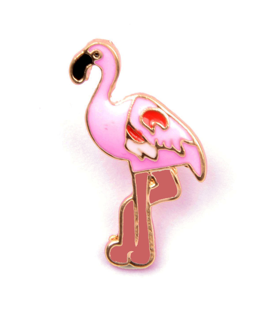 Kitűző - Flamingó I