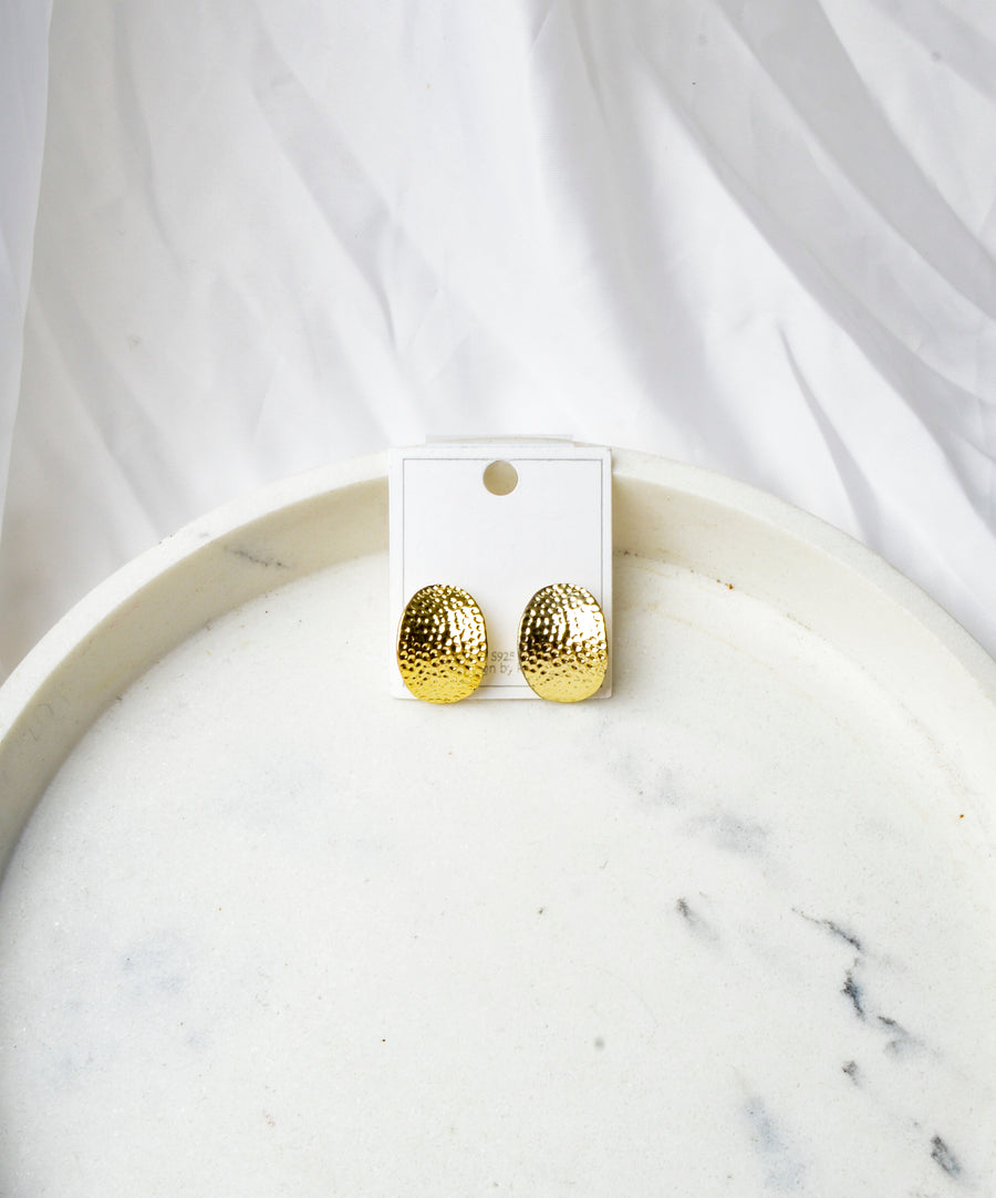Earrings - Letter | Gold