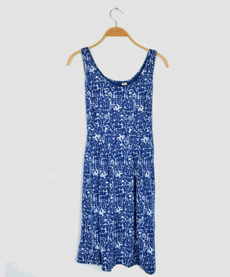 Bubble Dress - Lines | Blue