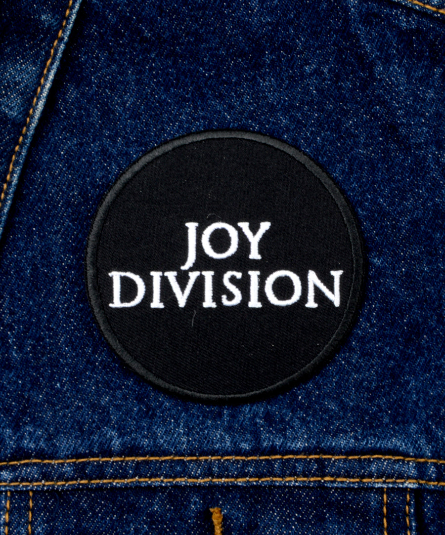 Joy Division mintás hímzett felvarró
