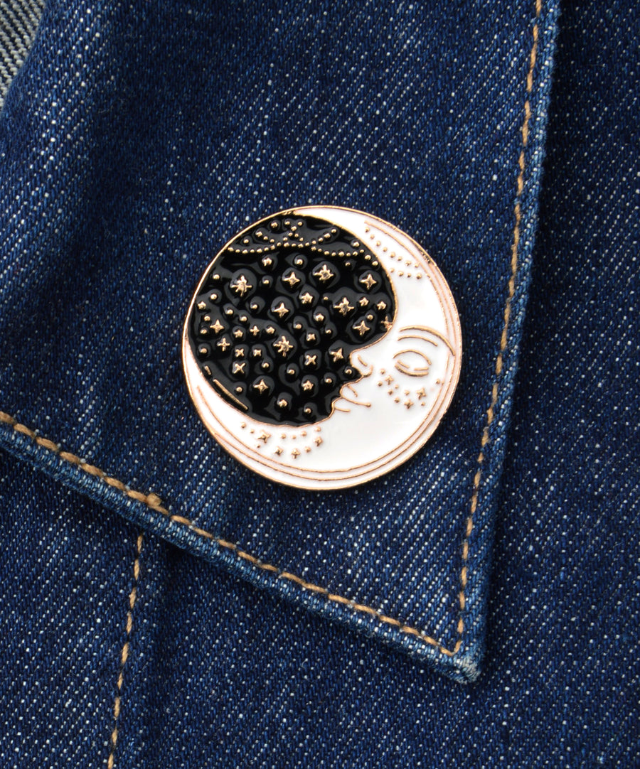 Pin - Starry night and moon