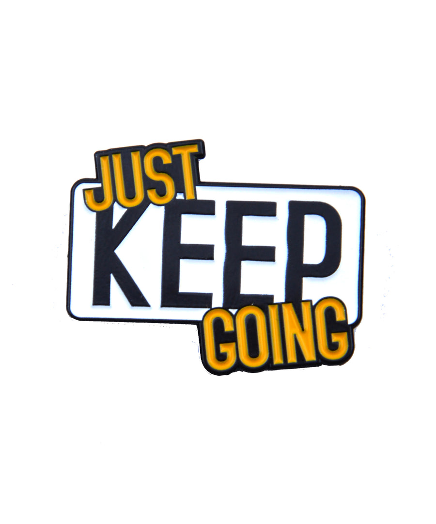 Kitűző - Keep going