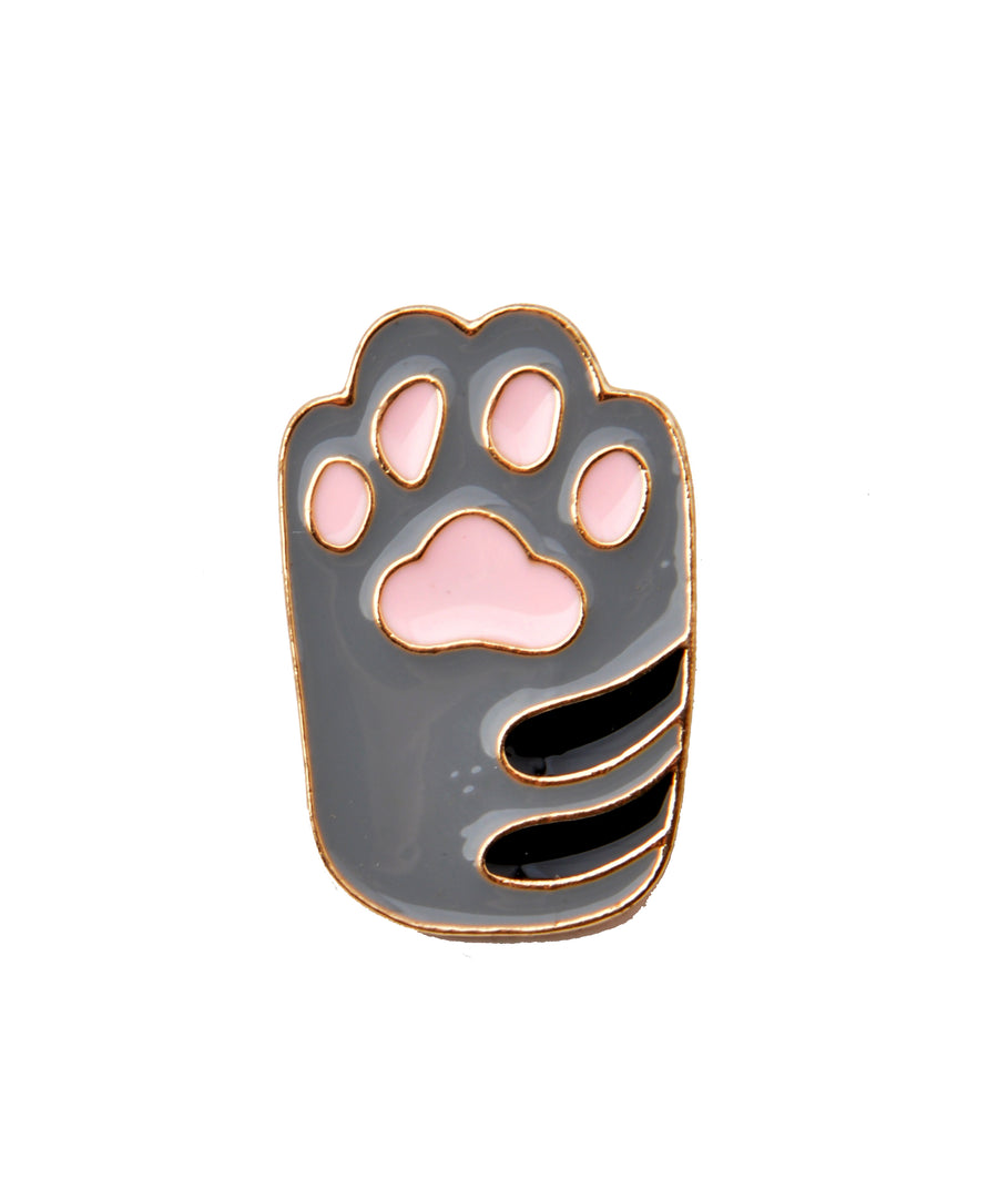 Pin - Grey Paw