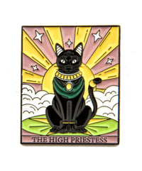Kitűző - Macska Tarot | The High Priestess Kitűző - Macska Tarot | The High Priestess