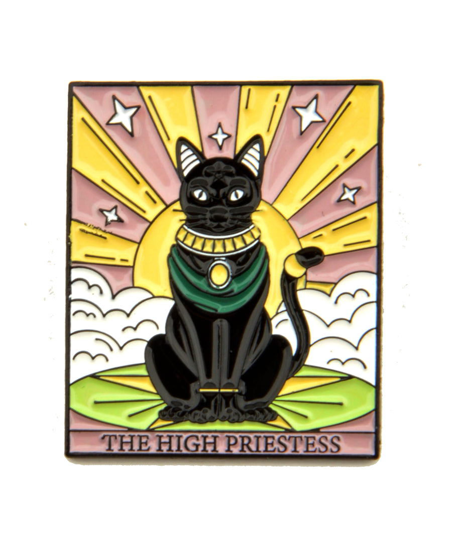 Kitűző - Macska Tarot | The High Priestess