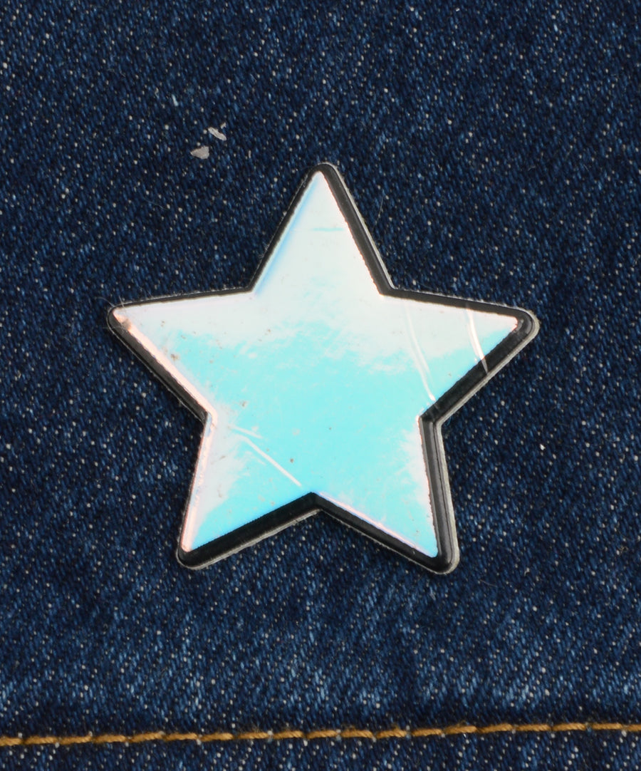 Csillag alakú, M3 ragasztóval ellátott ruhamatrica