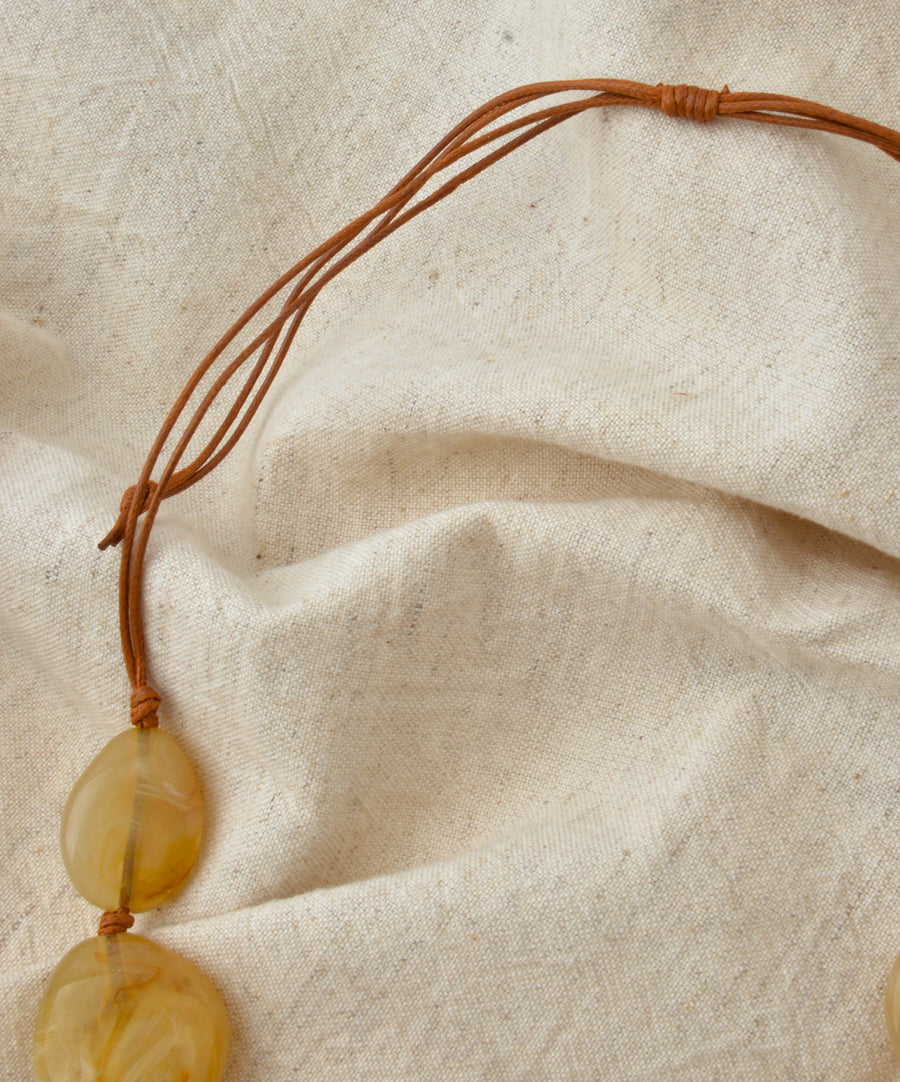 Necklace - Brown Pearl