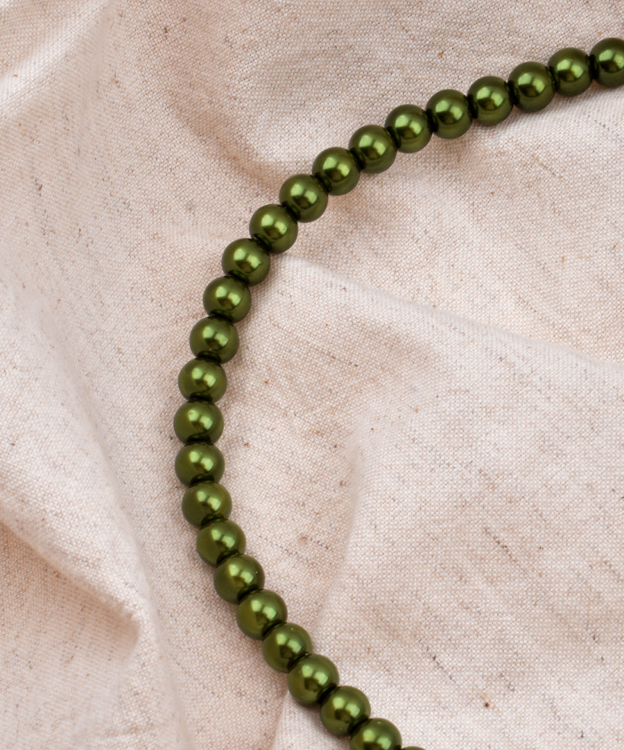 Gyöngyös nyaklánc | Zöld