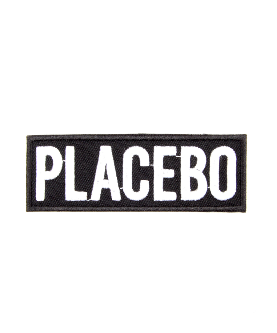 Placebo mintájú hímzett felvarró