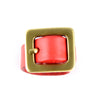 Leather ring - Red