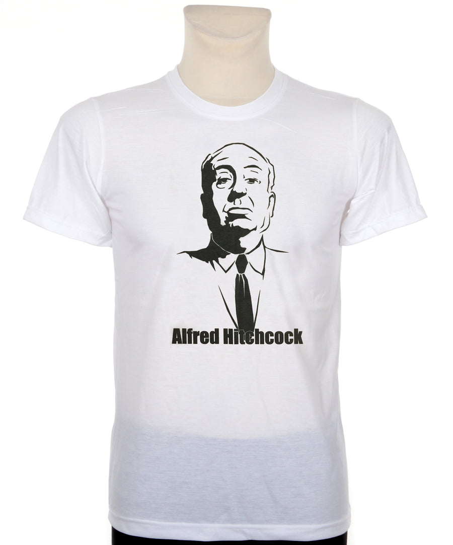 Alfred Hitchcock mintás filmes póló