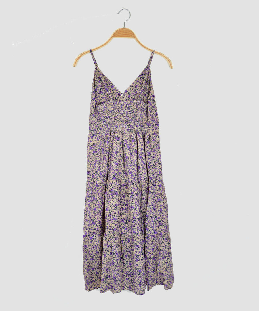 Summer Dress - Purple Flowers