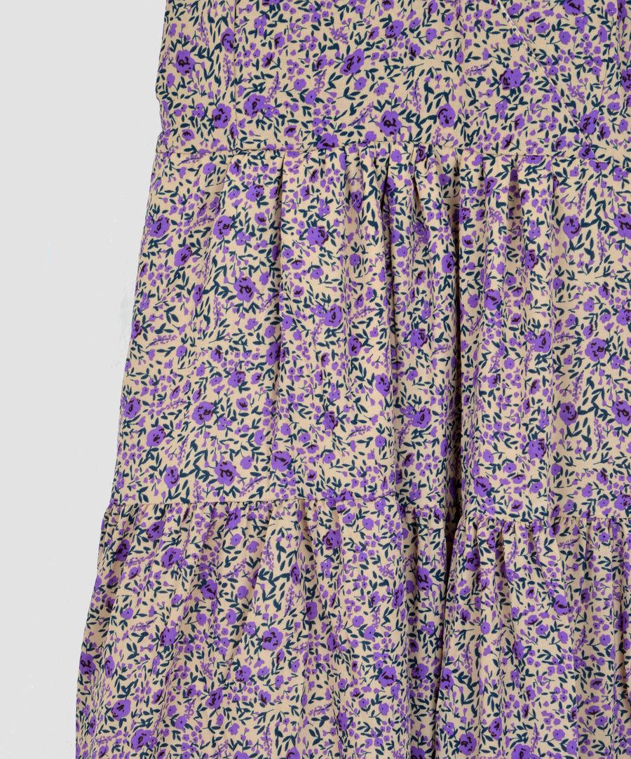 Summer Dress - Purple Flowers