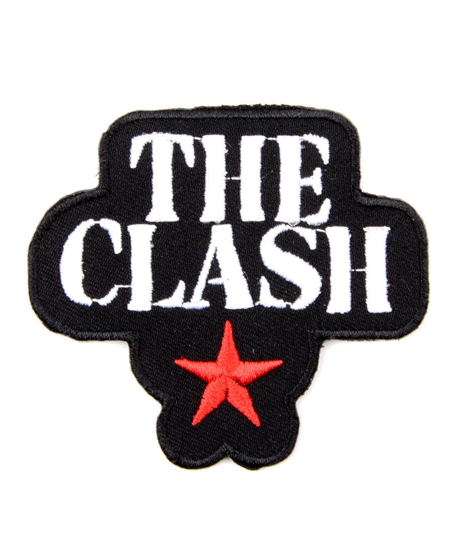 The Clash mintás hímzett felvarró