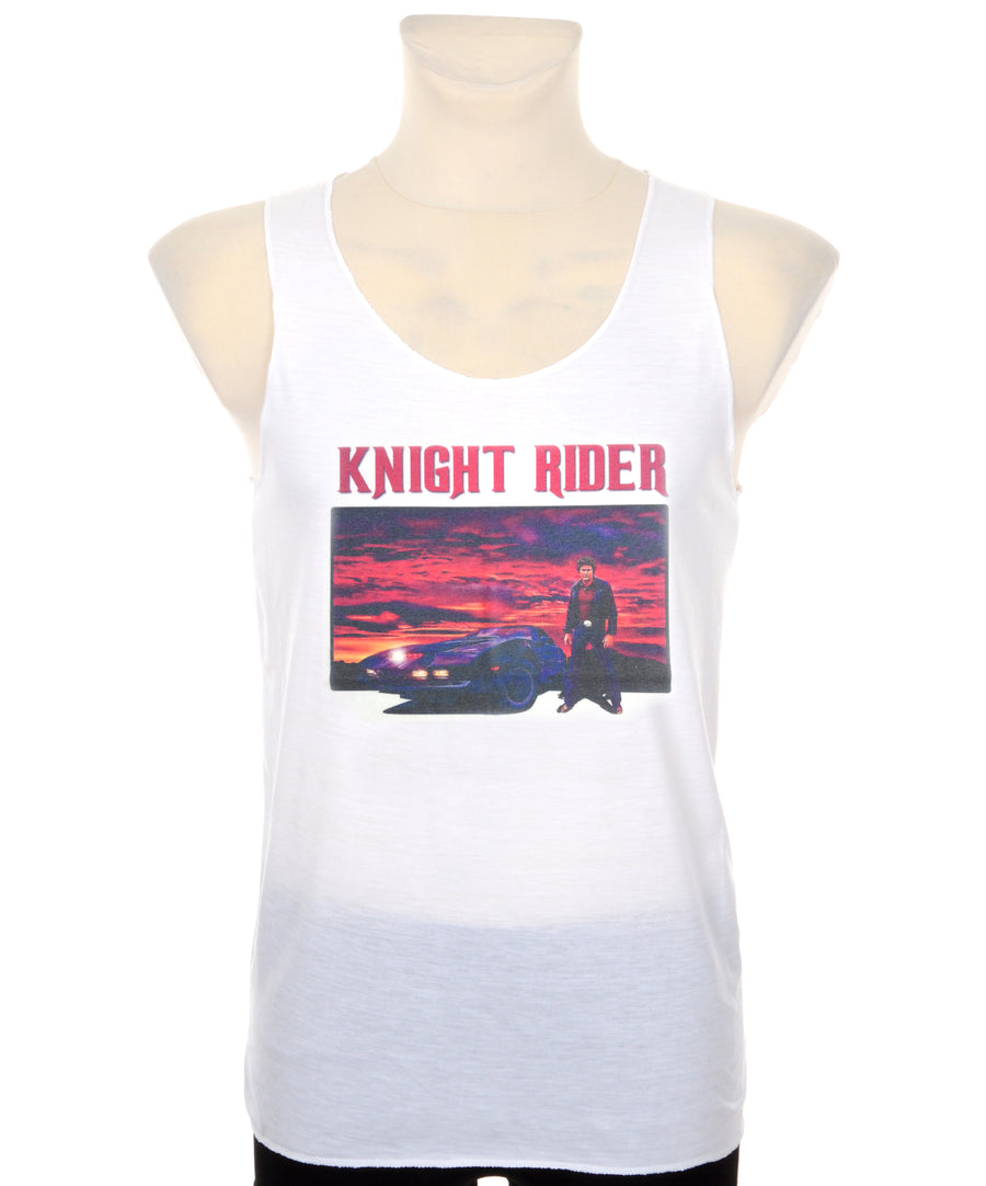 Knight Rider mintás unisex trikó