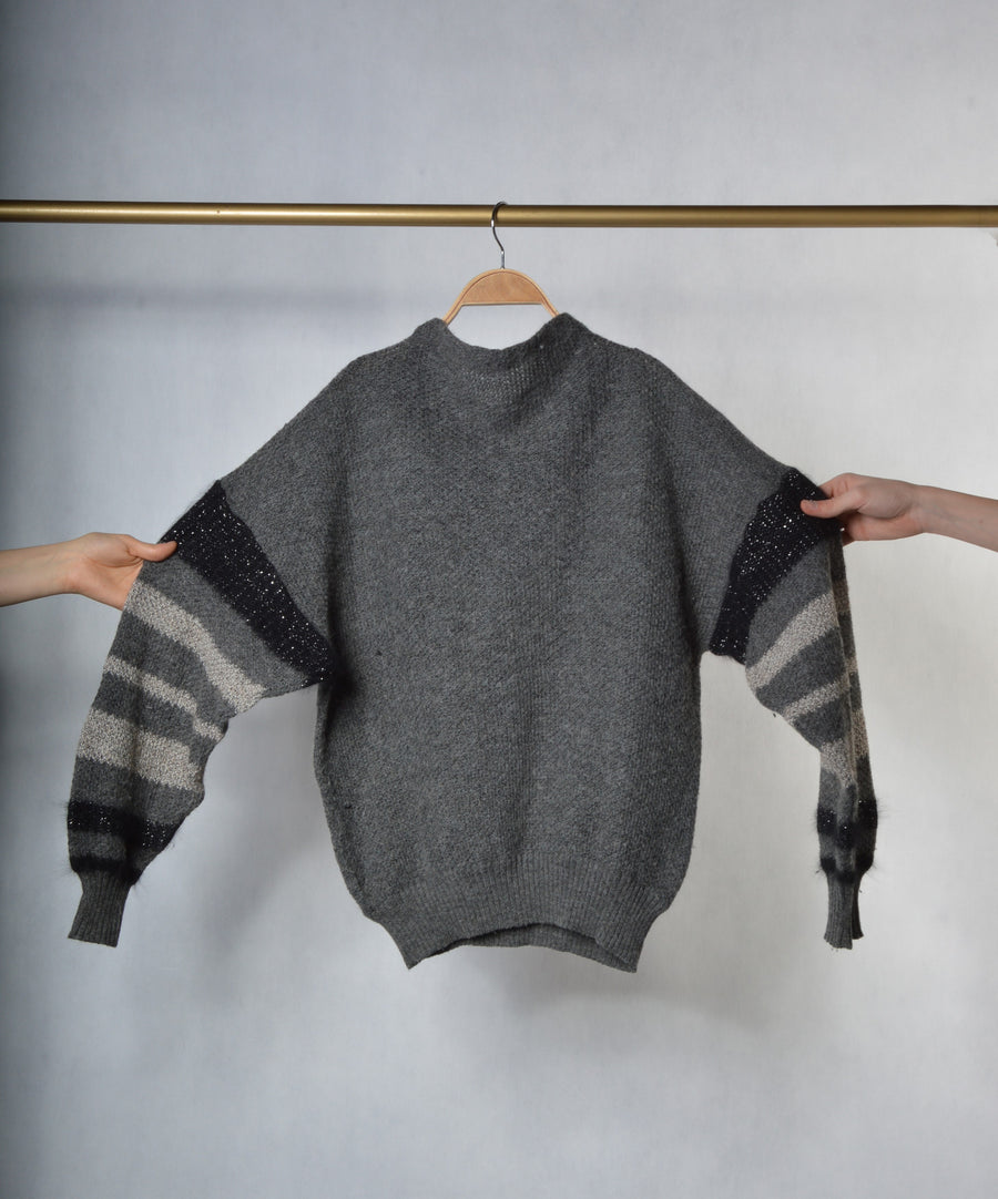 Vintage Sweater | Rhinestone-Sparkling