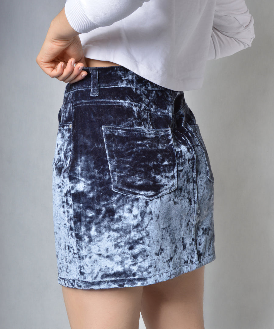 Vintage Mini Skirt - Velvet