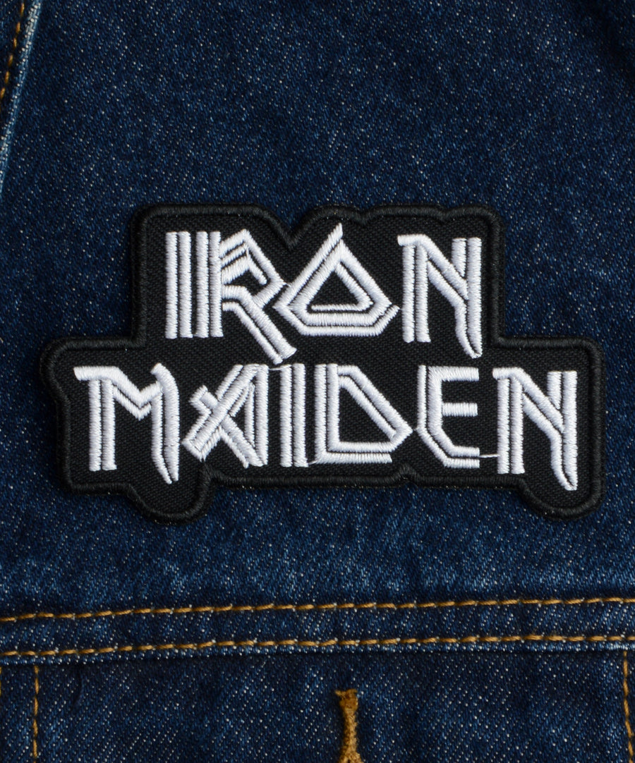 Iron Maiden mintás hímzett felvarró