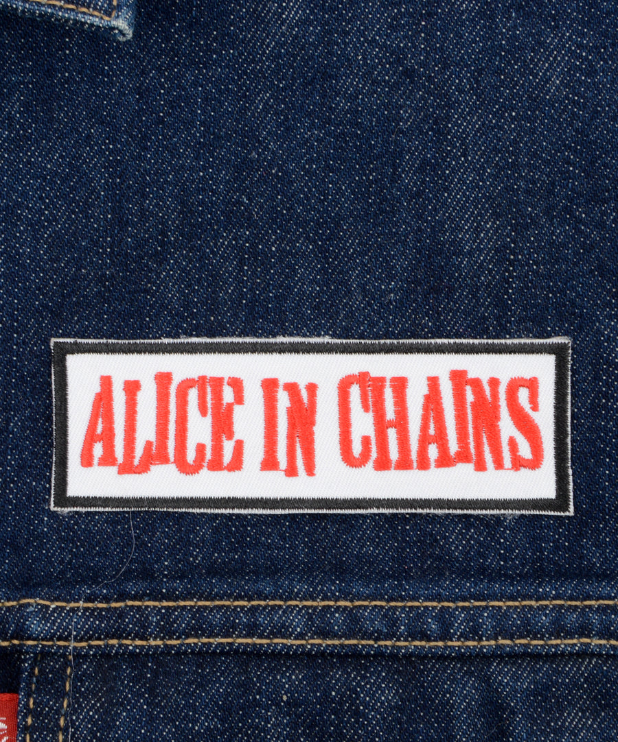 Alice in Chains mintás hímzett felvarró